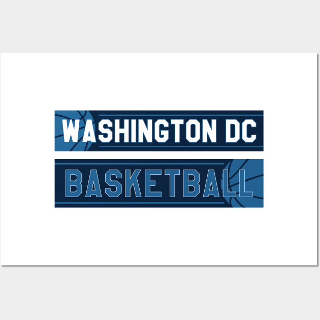 Washington DC || Basketball Team Wall Art by Aloenalone